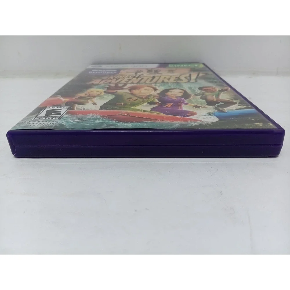 Kinect Adventures Xbox 360 Game Microsoft Kinect Sensor Required CIB Purple Case